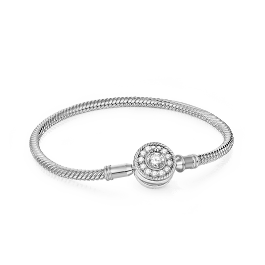 Gnoce "Love At First Sight"  925 Sterling Silver Basic Bracelet With Gnoce Logo_1