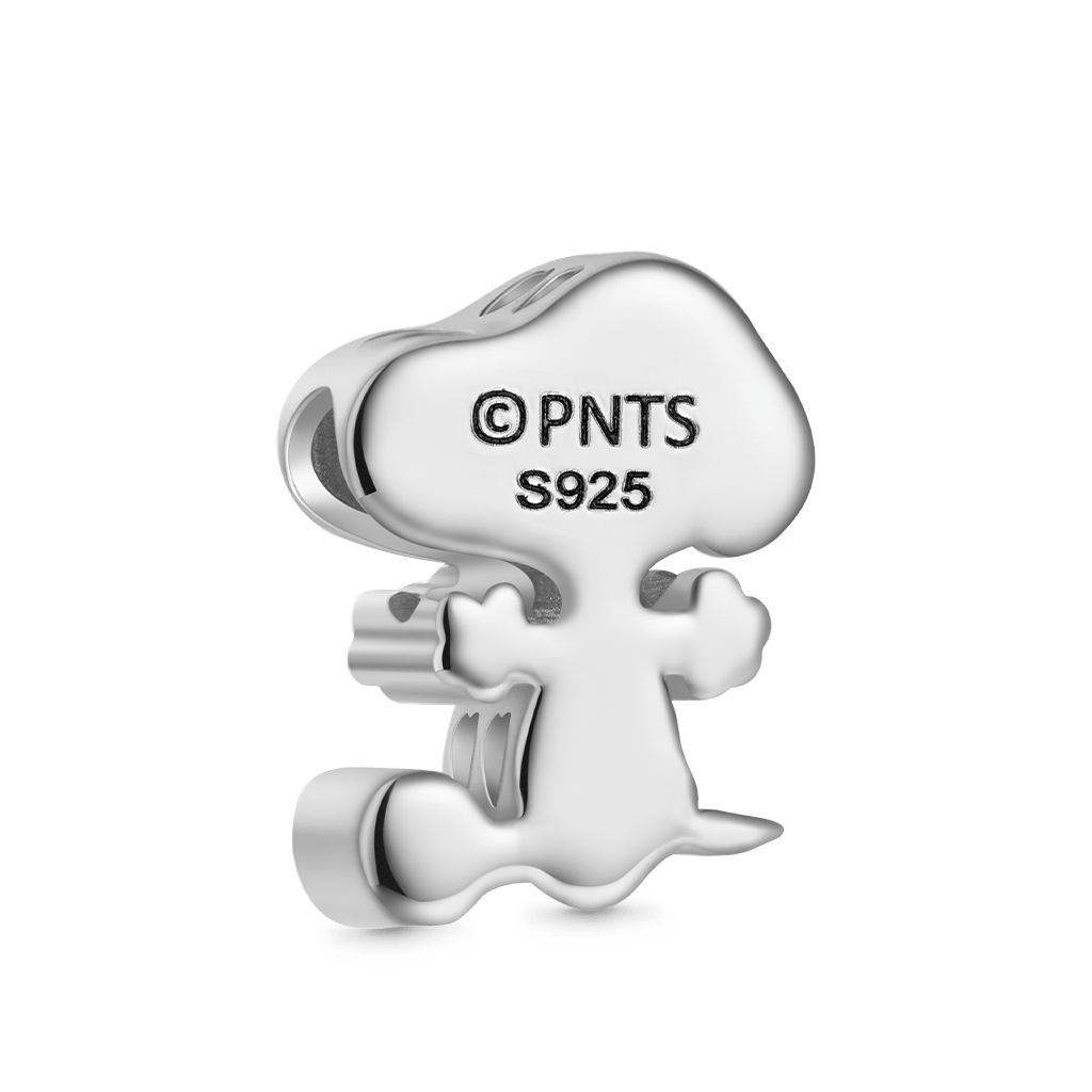 Gnoce Peanuts Snoopy Sitting Embraces Birthstone Charm_3