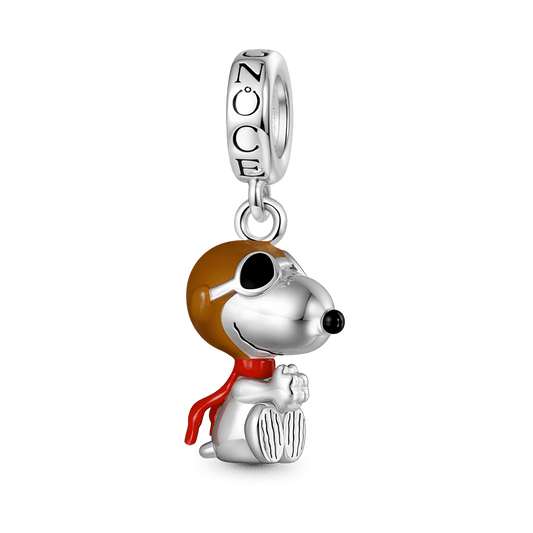 Gnoce Peanuts Ace Pilots Snoopy Pendant Dangle Charm_1