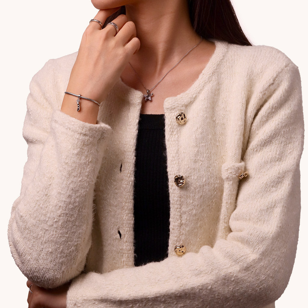 Gnoce Personalized Birthstone Six Peas in a Pod Pendant Dangle Charm_6