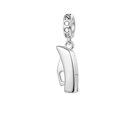 Gnoce Retractable Pocket Knife Engravable Charm Platinum-plated Silver Blend_1