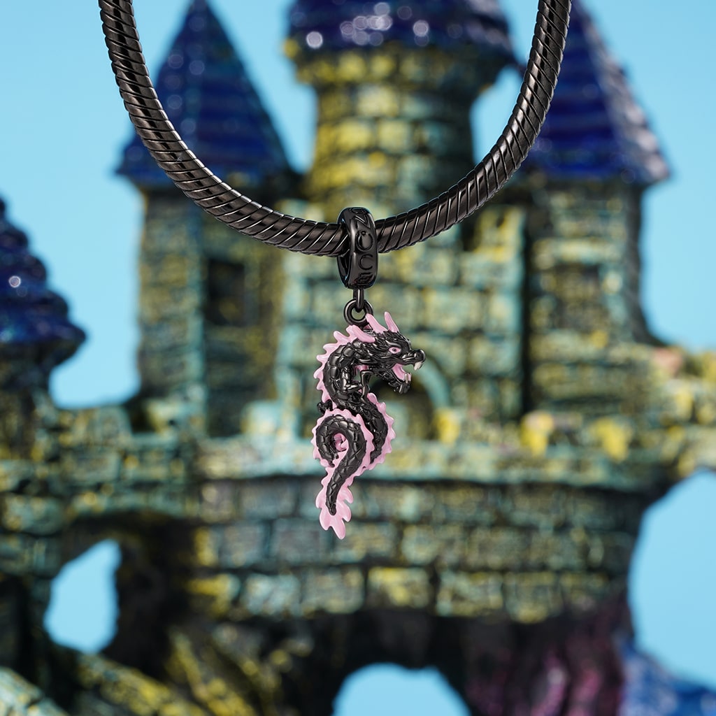 Gnoce Glow-in-the-Dark Black Dragon Charm_4
