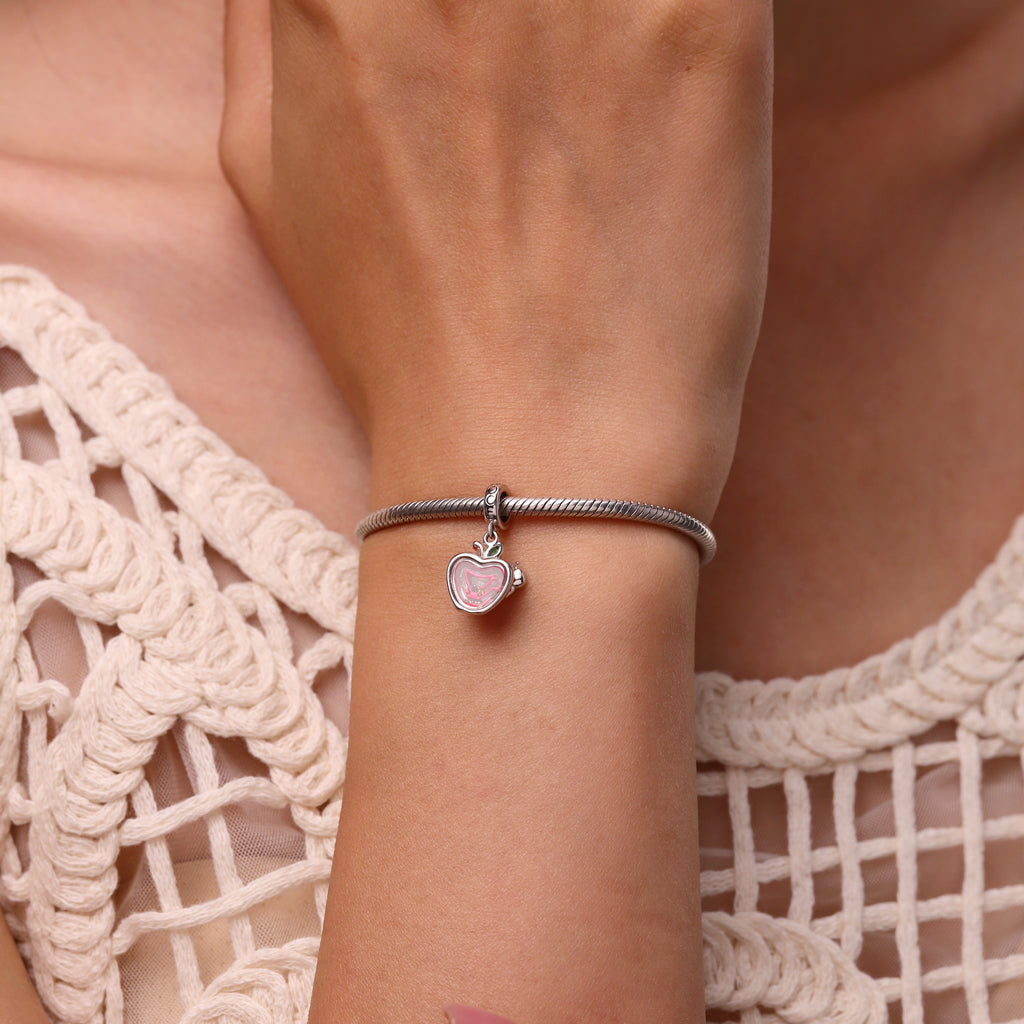 Gnoce Fun Sliding Colored Beads Bug Apple Pendant Dangle Charm_4