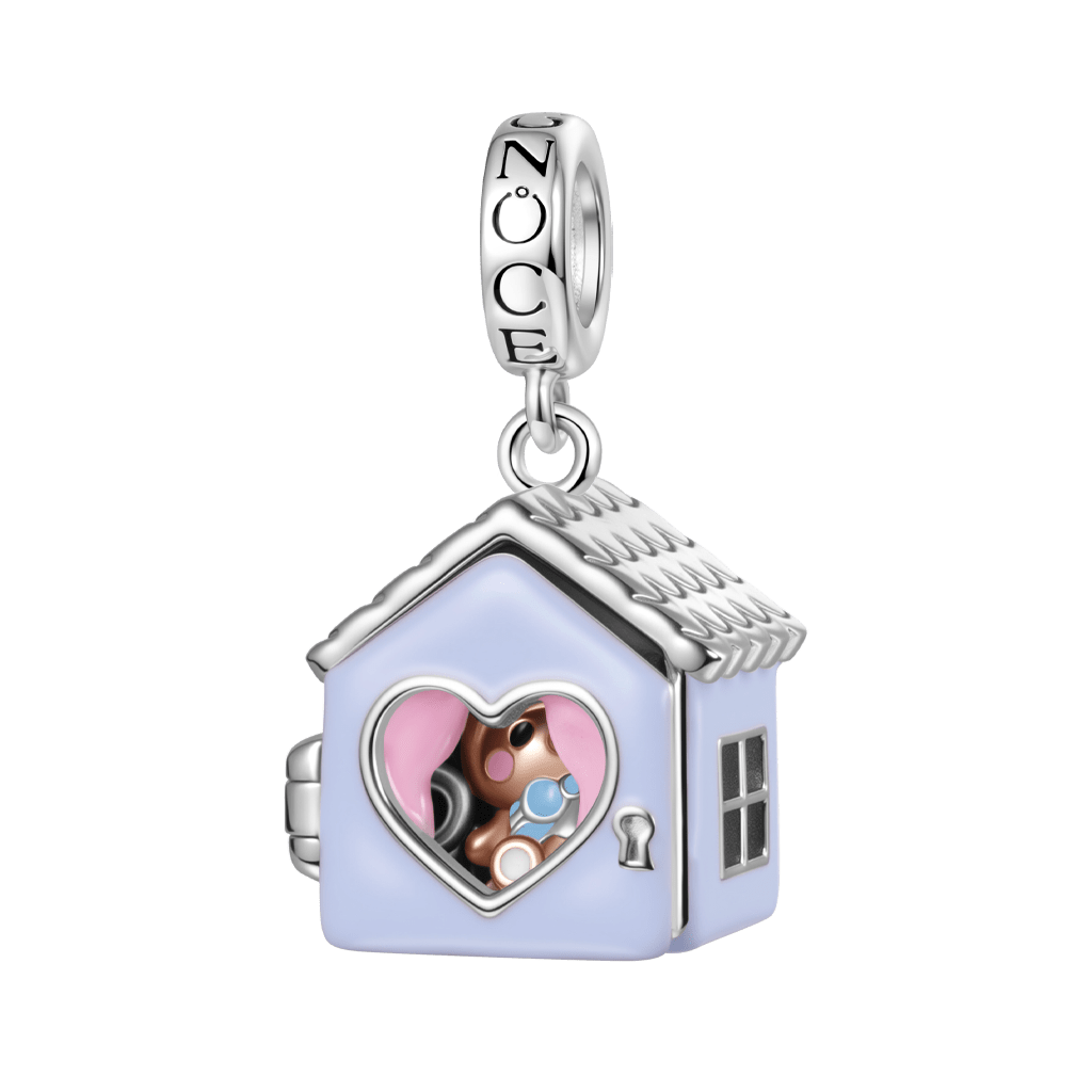 Teddie in a House Pendant_2
