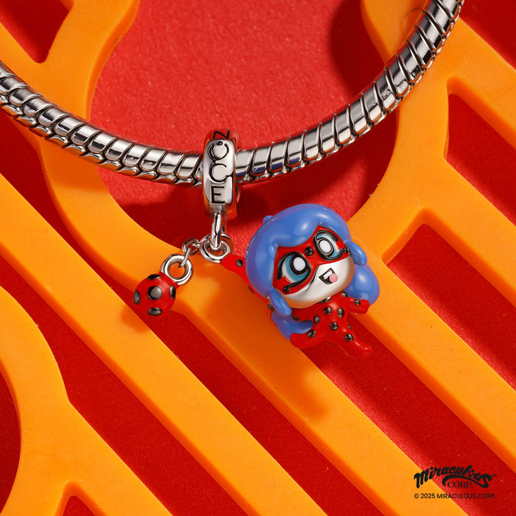 Gnoce Zag Heroez Miraculous - Ladybug Pendant Dangle Charm_3