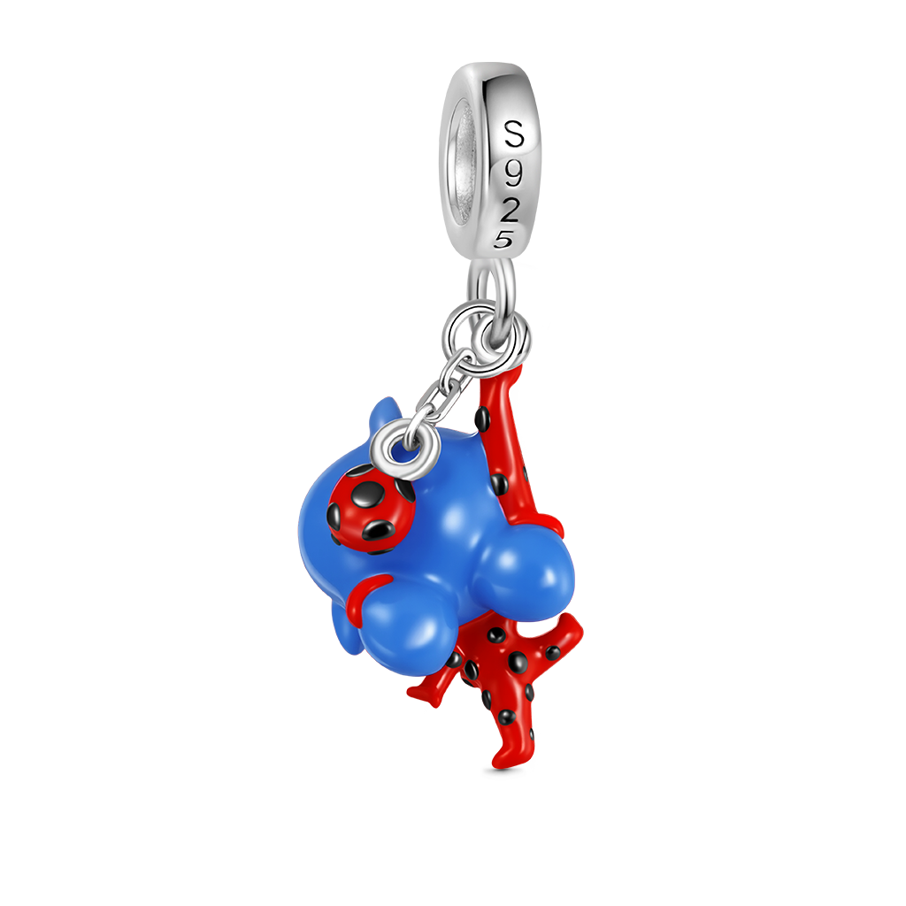 Gnoce Zag Heroez Miraculous - Ladybug Pendant Dangle Charm_2