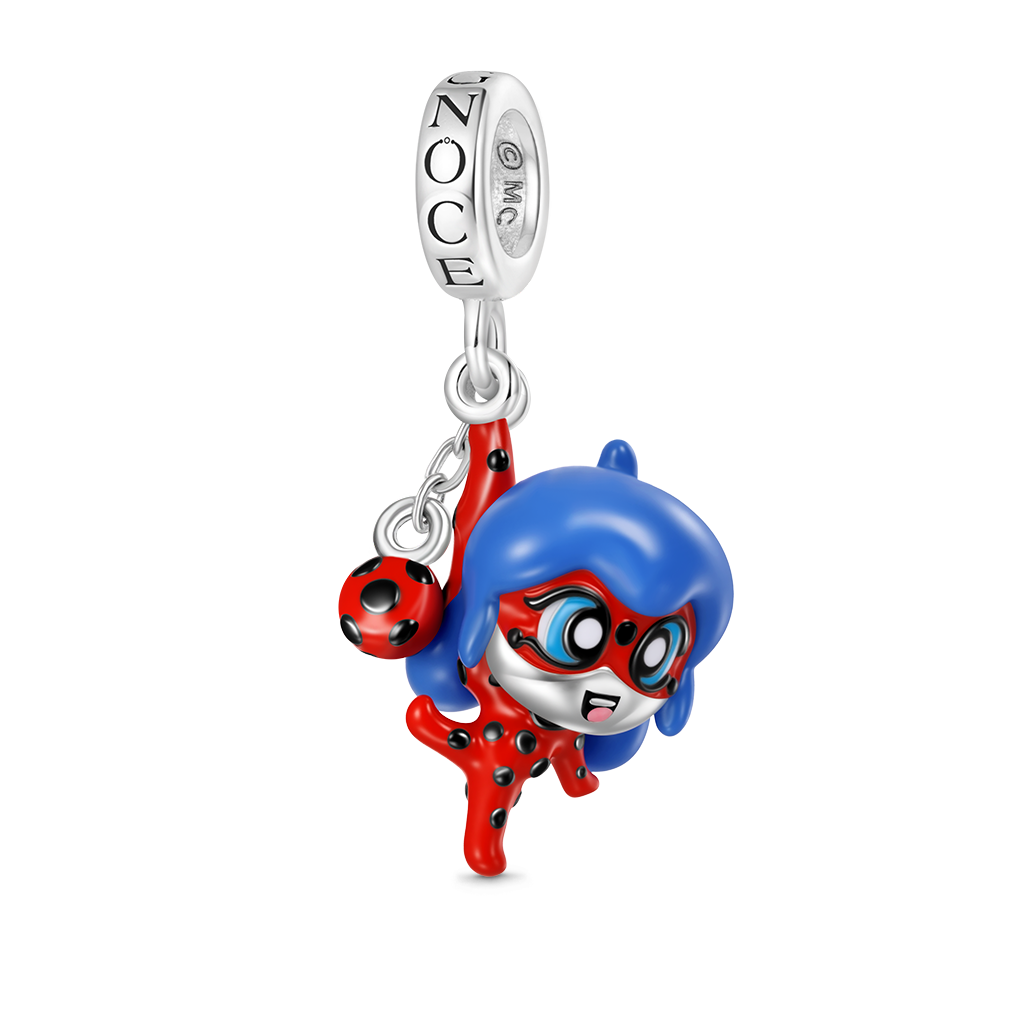 Gnoce Zag Heroez Miraculous - Ladybug Pendant Dangle Charm_1