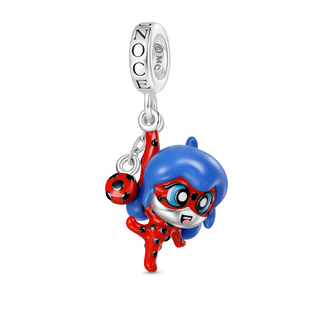 Gnoce Zag Heroez Miraculous - Ladybug Pendant Dangle Charm_1