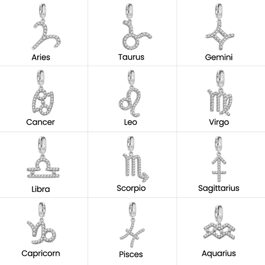 Gnoce "Under Lucky Stars" Charm constellation Bead Sterling Silver with Cz_2