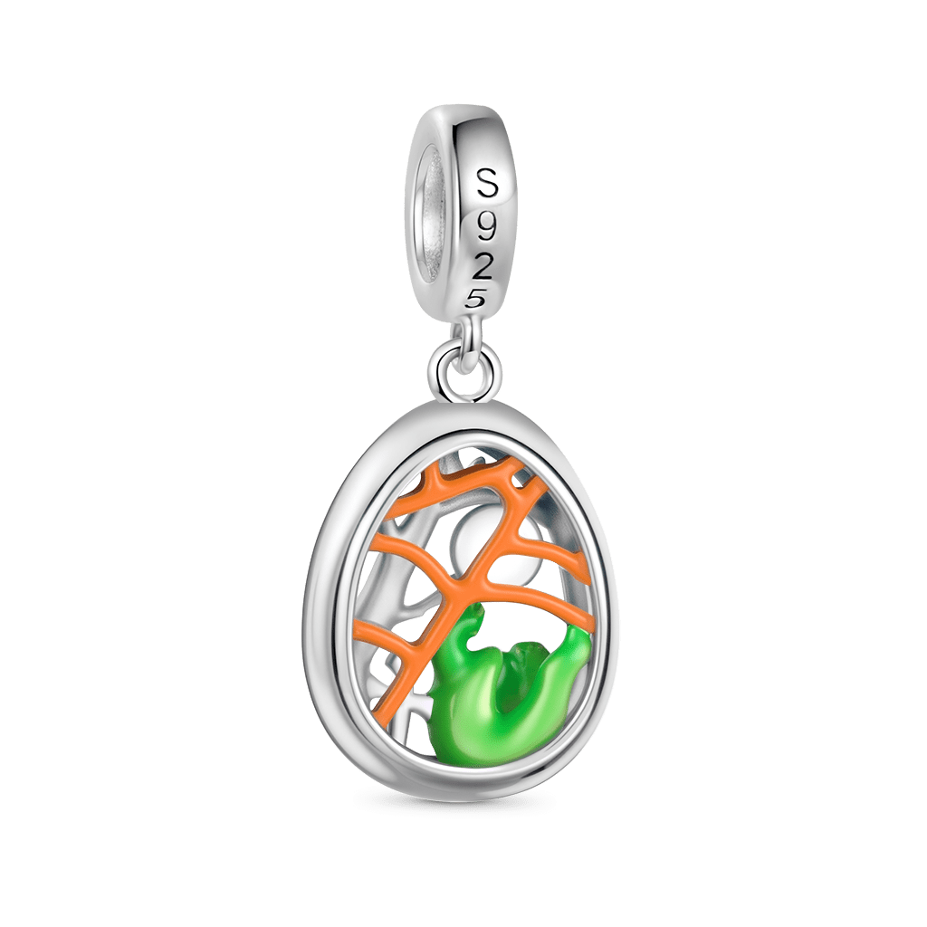 Gnoce Halloween Landscape Egg Glow-in-the-Dark Pendant Dangle Charm_3