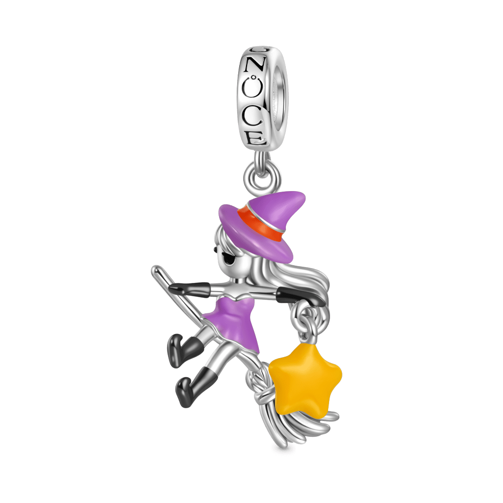Gnoce Halloween Elf Witch Glow-in-the-Dark Pendant Dangle Charm_2