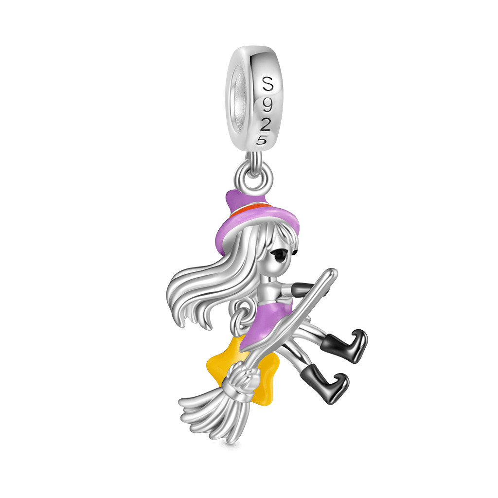 Gnoce Halloween Elf Witch Glow-in-the-Dark Pendant Dangle Charm_3