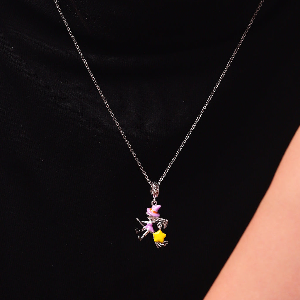 Gnoce Halloween Elf Witch Glow-in-the-Dark Pendant Dangle Charm_6