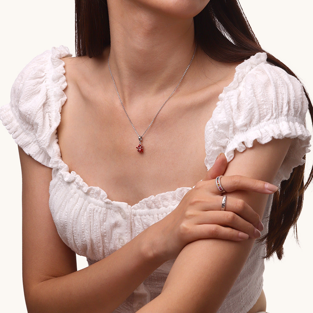 Gnoce Blood Spider Skull Pendant Dangle Charm_4