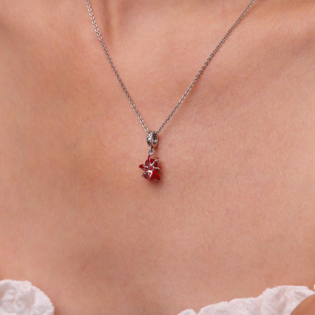 Gnoce Blood Spider Skull Pendant Dangle Charm_6