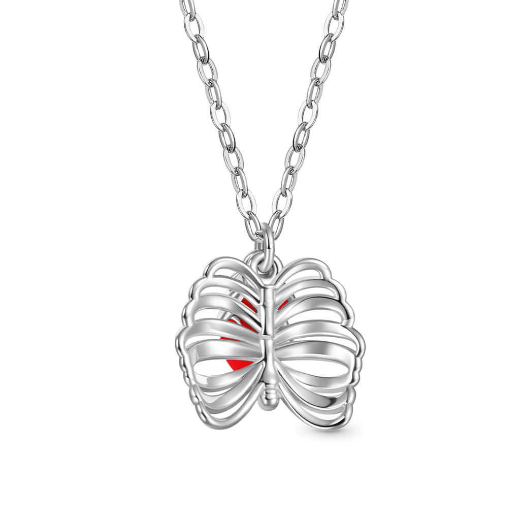 Gnoce Skull Heart Glow-in-the-Dark Necklace_3