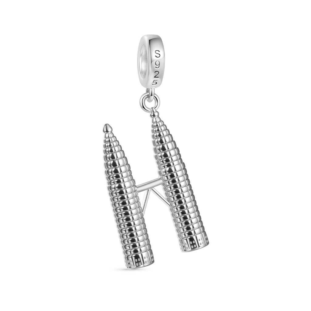 Gnoce City Series - Petronas Twin Towers Pendant Dangle Charm_2