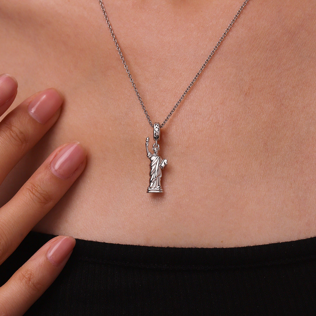 Gnoce City Series - Statue of Liberty Pendant Dangle Charm_5