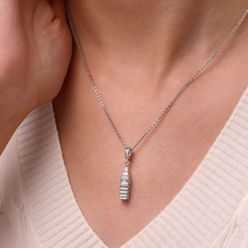 Gnoce City Series - Big Ben Pendant Dangle Charm_5