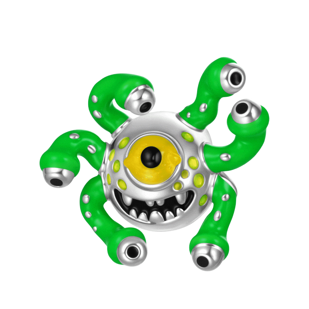 Gnoce Eyeball Monster Glow-in-the-Dark Charm_1