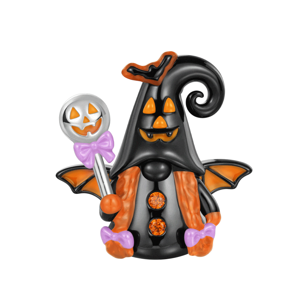 Gnoce Halloween Bat Gnome Glow-in-the-Dark Charm_1