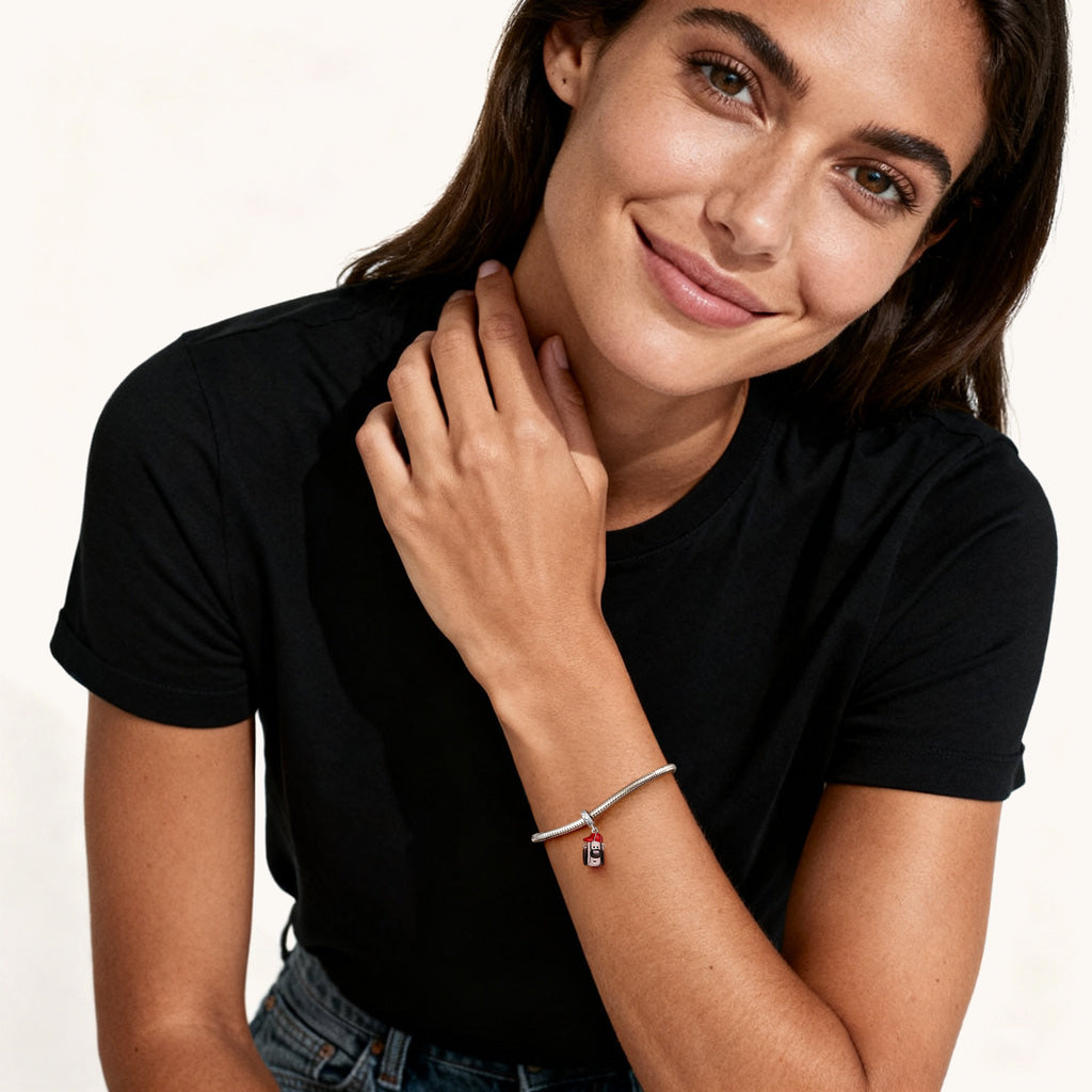 Gnoce Movable Dog Ears Pendant Dangle Charm_4