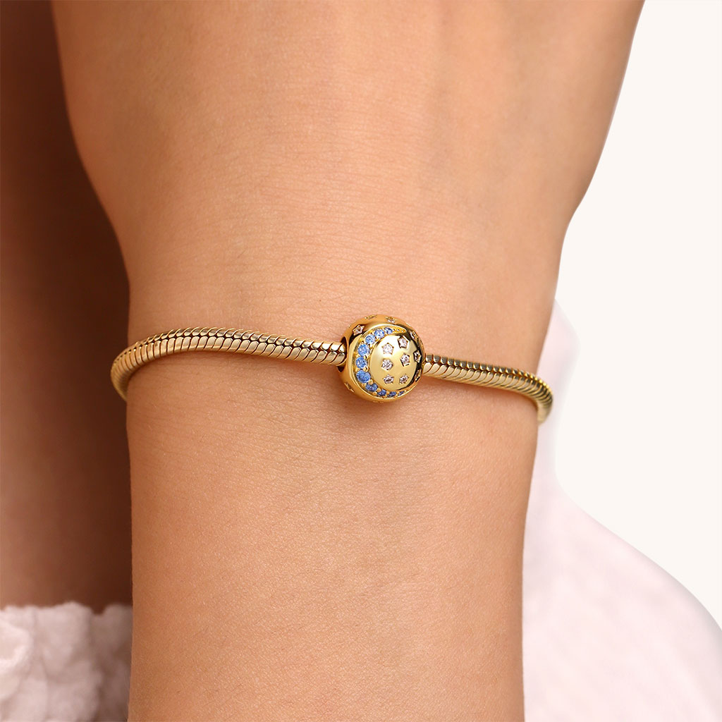 Gnoce Romantic Starry Moon Star Charm_2