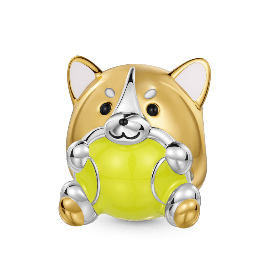 Gnoce Corgi Holding Ball Charm_1