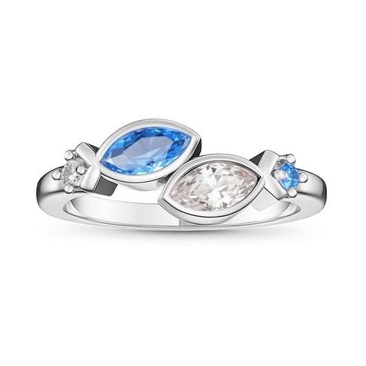 Gnoce Together in Faith Jesus Fish Promise Ring_1