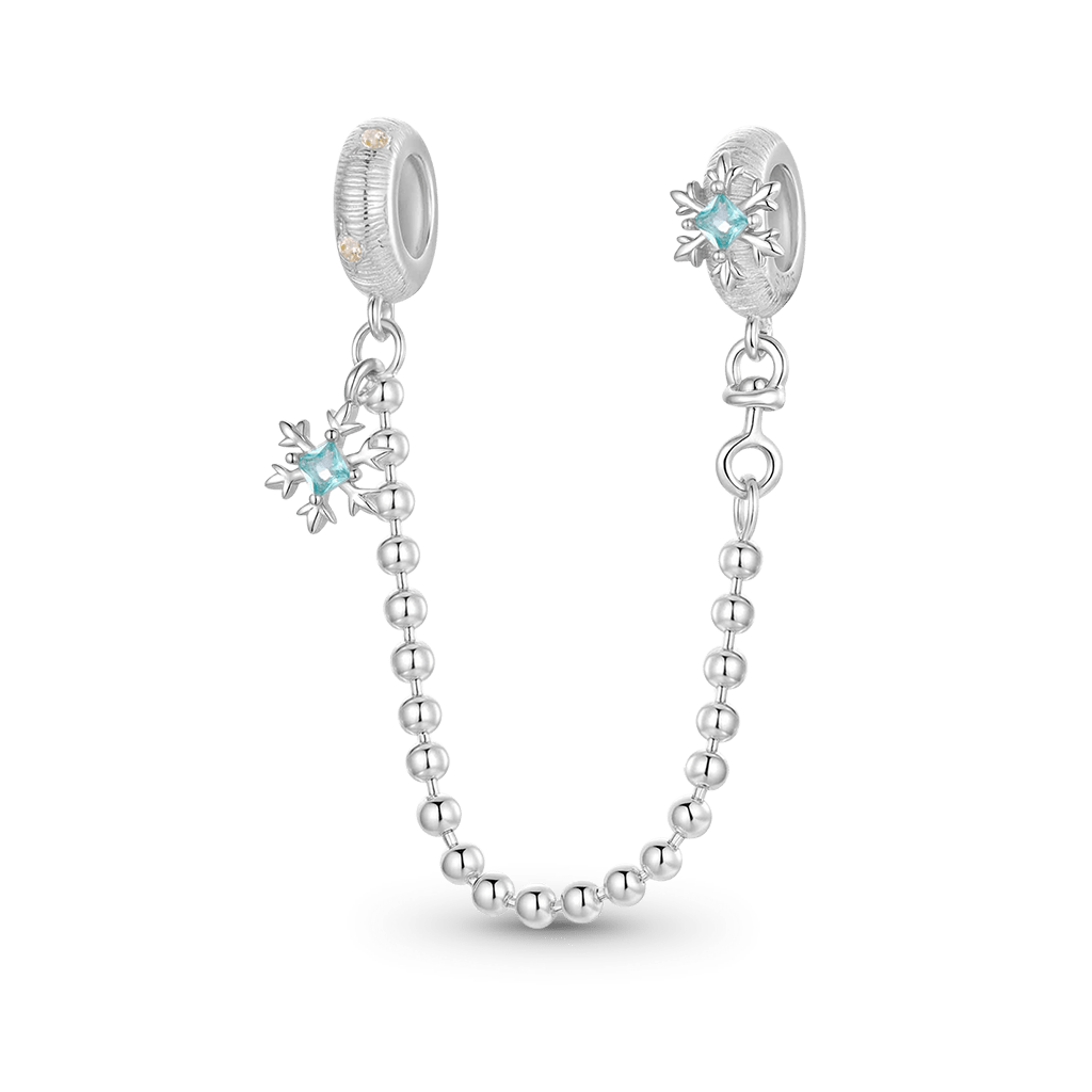 Gnoce Romantic Winter Snowflakes Safety Chain_1