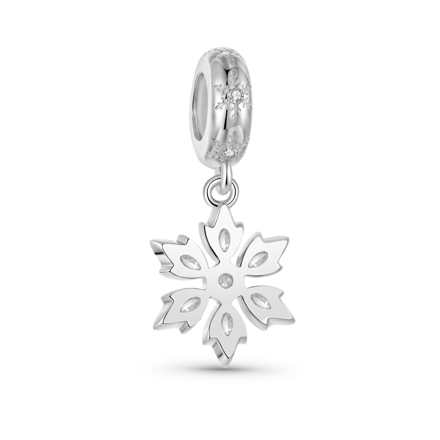 Gnoce Sparkling Snowflake Stopper Pendant_5