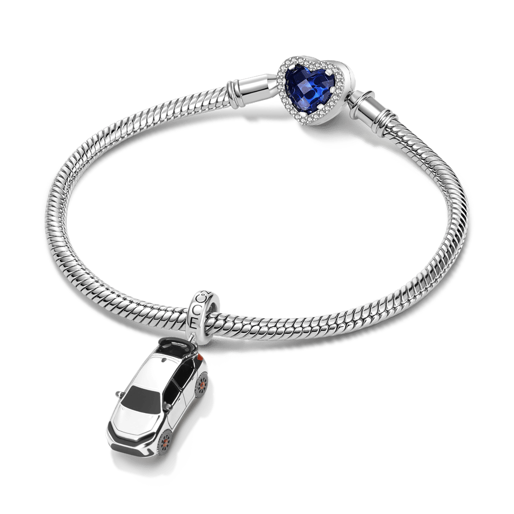 Gnoce Racing Car Pendant Dangle Charm_3