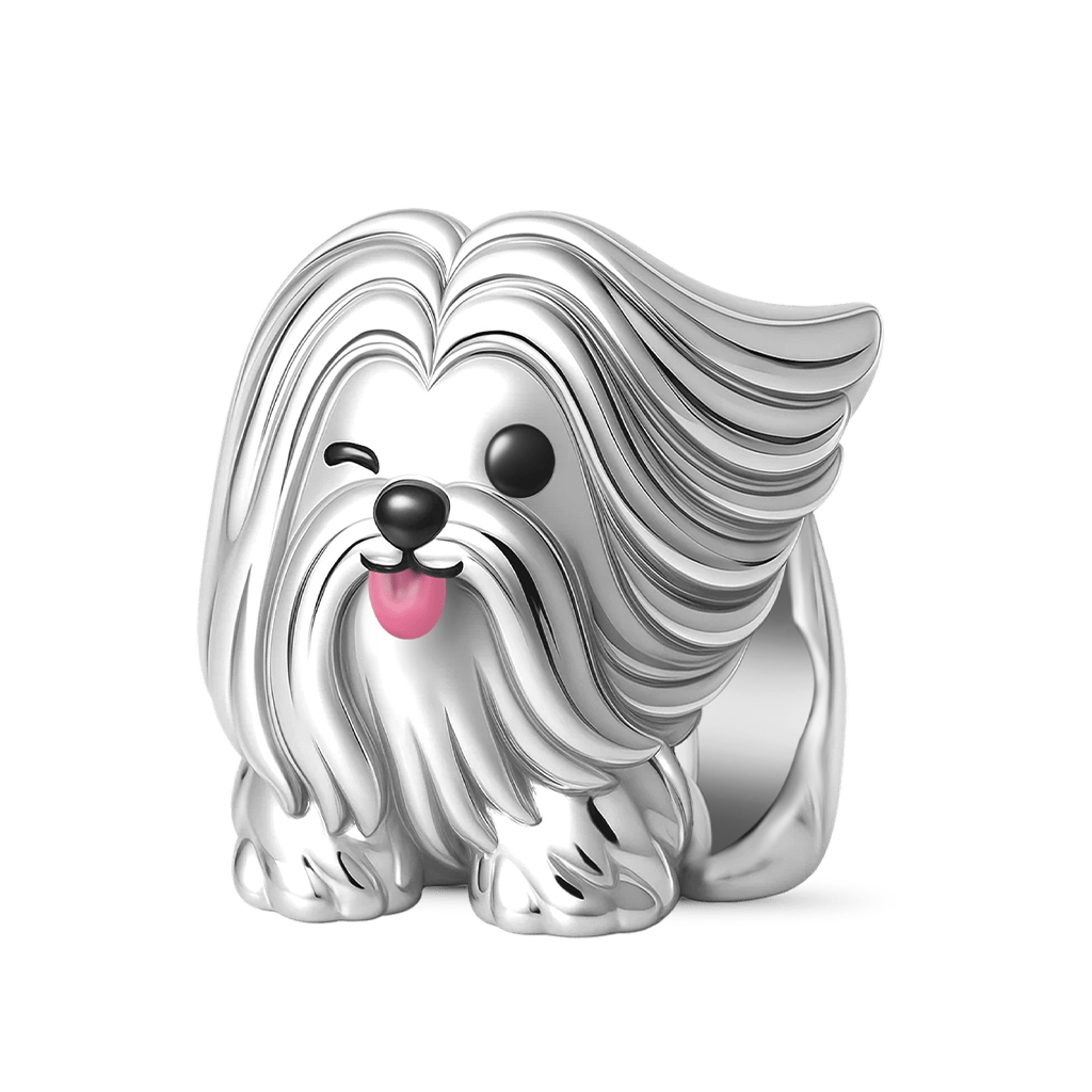 Gnoce Naughty Lhasa Apso Dog Charm_1