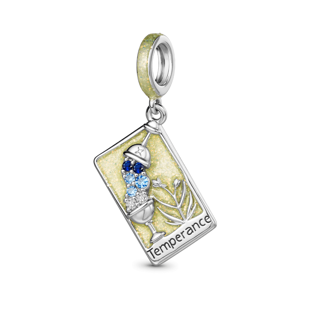 Gnoce Tarot Temperance Card Glow-in-the-Dark Pendant Dangle Charm_1
