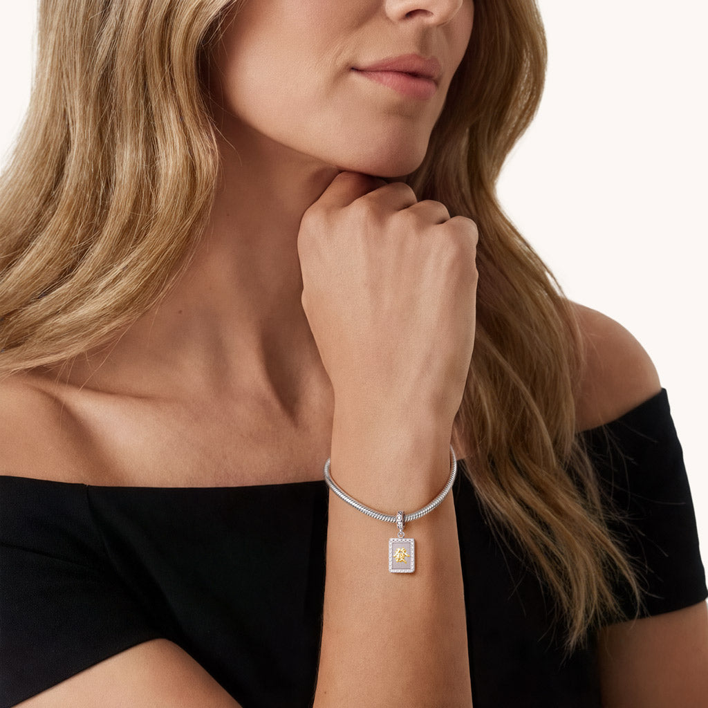 Gnoce Mahjong Customized Name Pendant Dangle Charm_4