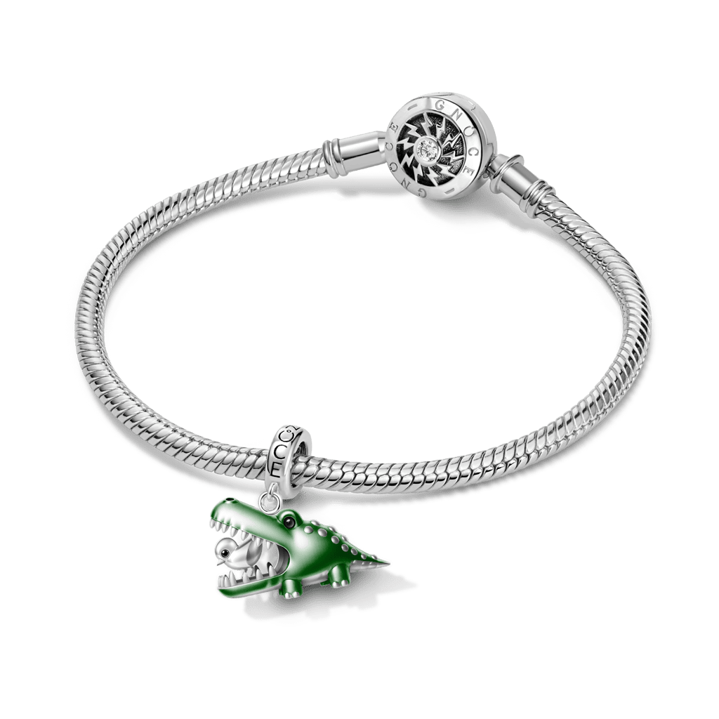 Gnoce Toothpick Bird Crocodile Pendant Dangle Charm_3