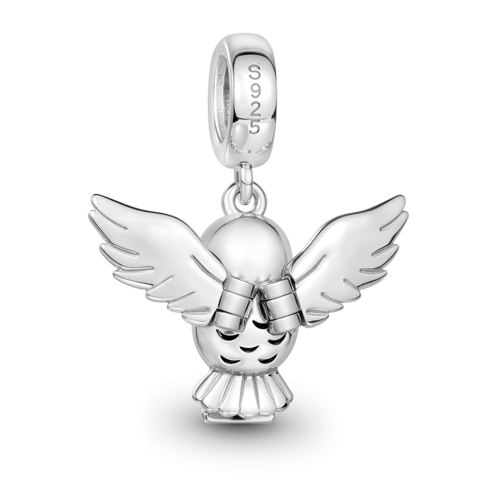 Gnoce Harry Potter Hedwig Snow Owl Pendant Dangle Charm_6