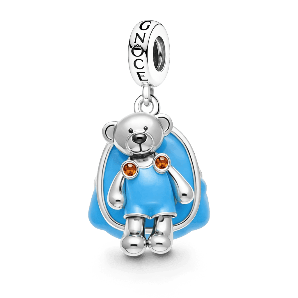 Gnoce Back-to-School Bear Pendant Dangle Charm_1