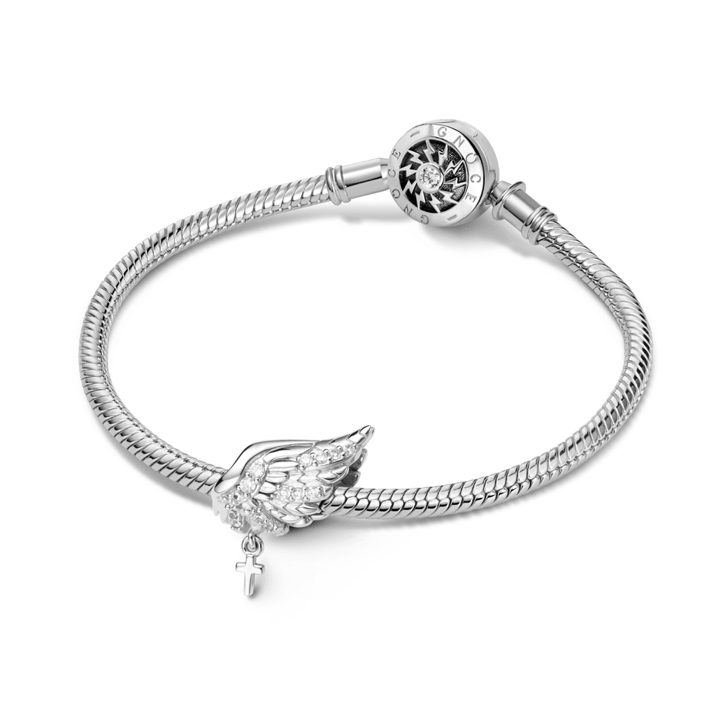 Gnoce Angel Wing with Cross Charm_3