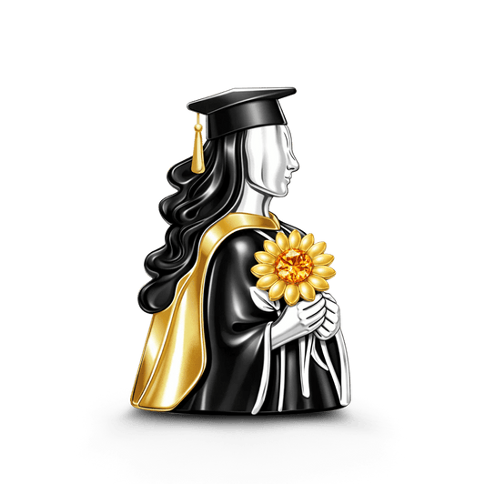 Gnoce Graduation Season Holding Sunflower Charm_1