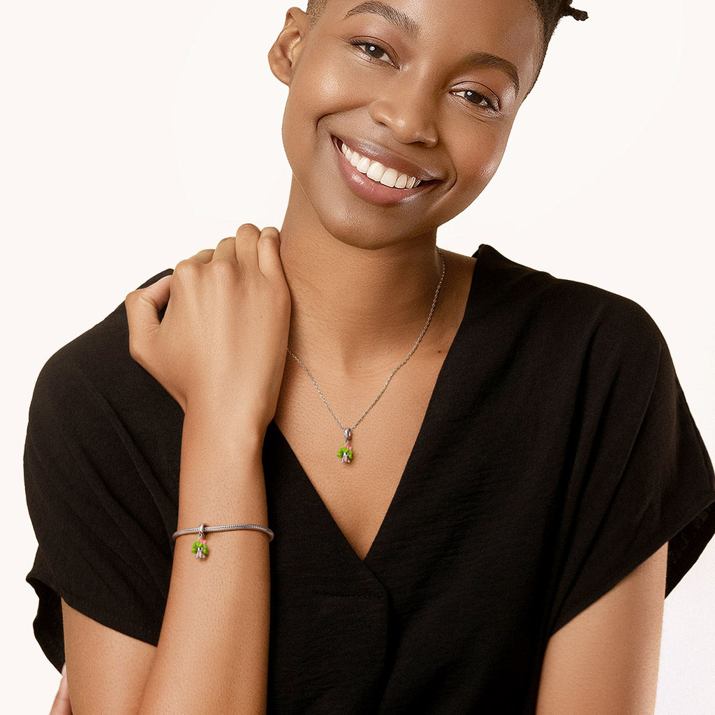 Gnoce Mythical Symbol Medusa Pendant Dangle Charm_4