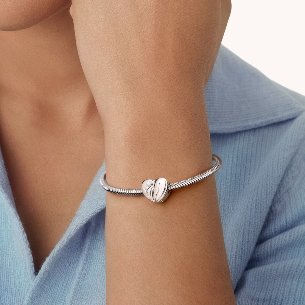 Gnoce Self-Love Heart Personalized Photo Charm_5