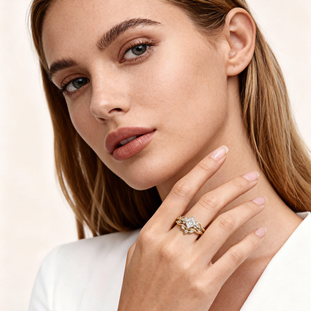 Gnoce Infinity Love Princess-cut Promise Ring_3