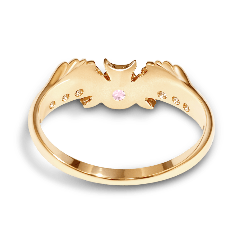 Gnoce Phantom Moon Round-cut  Engagement Ring_4