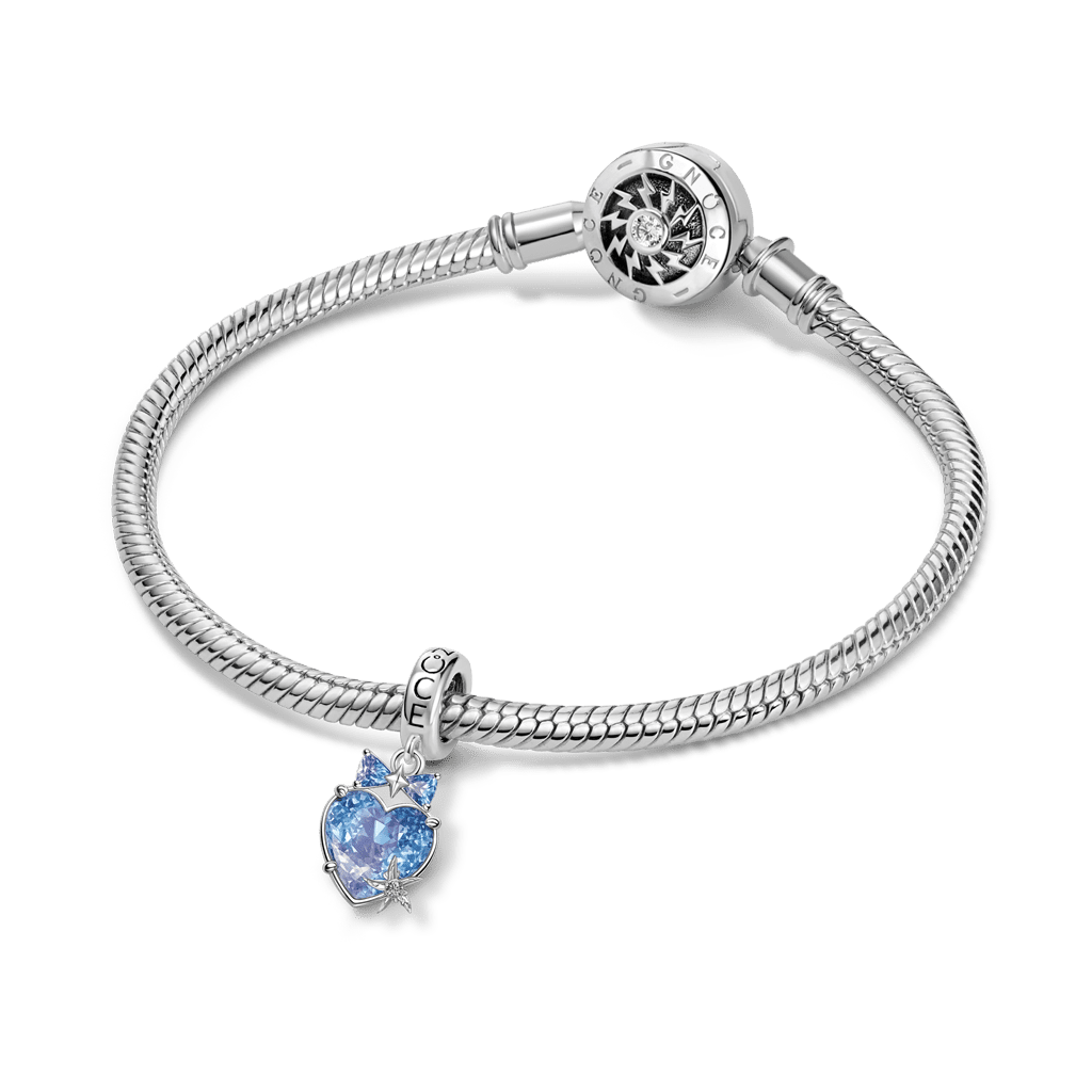 Gnoce Starfish Birthstone Heart Pendant Dangle Charm_3