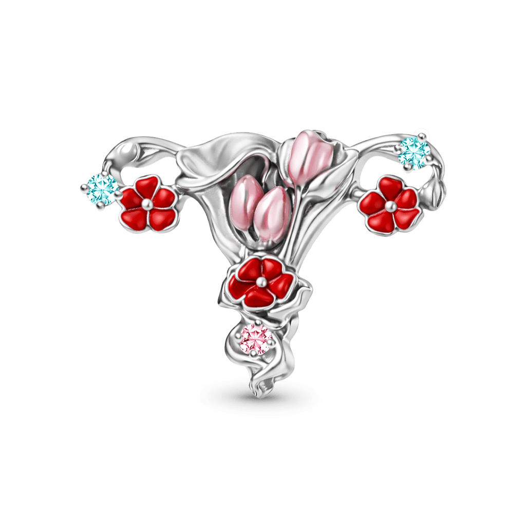 Gnoce Floral Uterus Charm_1