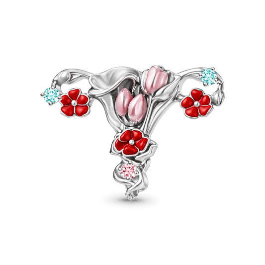 Gnoce Floral Uterus Charm_1