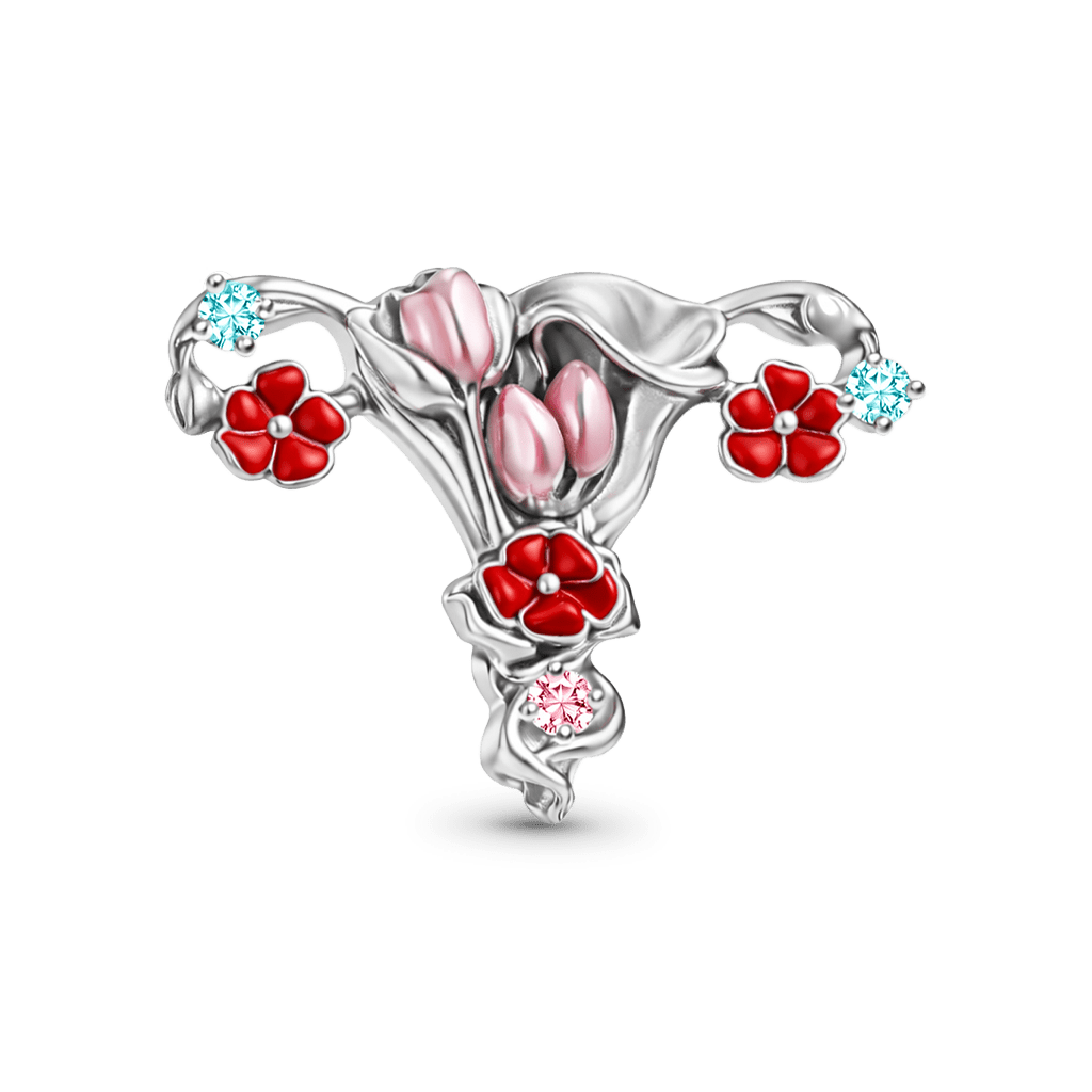 Gnoce Floral Uterus Charm_5