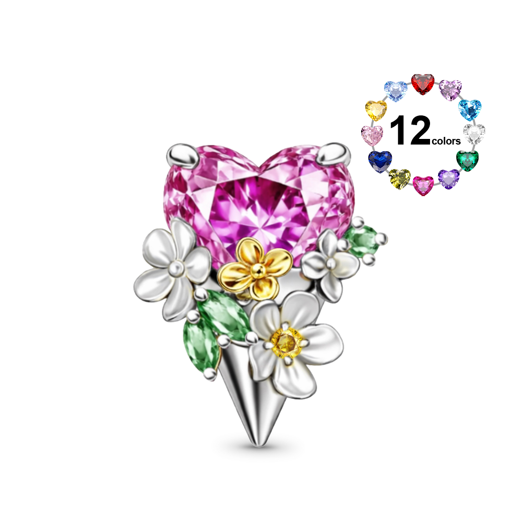 Gnoce Bouquet Birthstone Charm_1