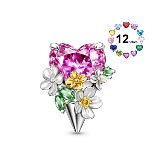 Gnoce Bouquet Birthstone Charm_1